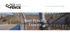Desktop Screenshot of centralcoastfence.com